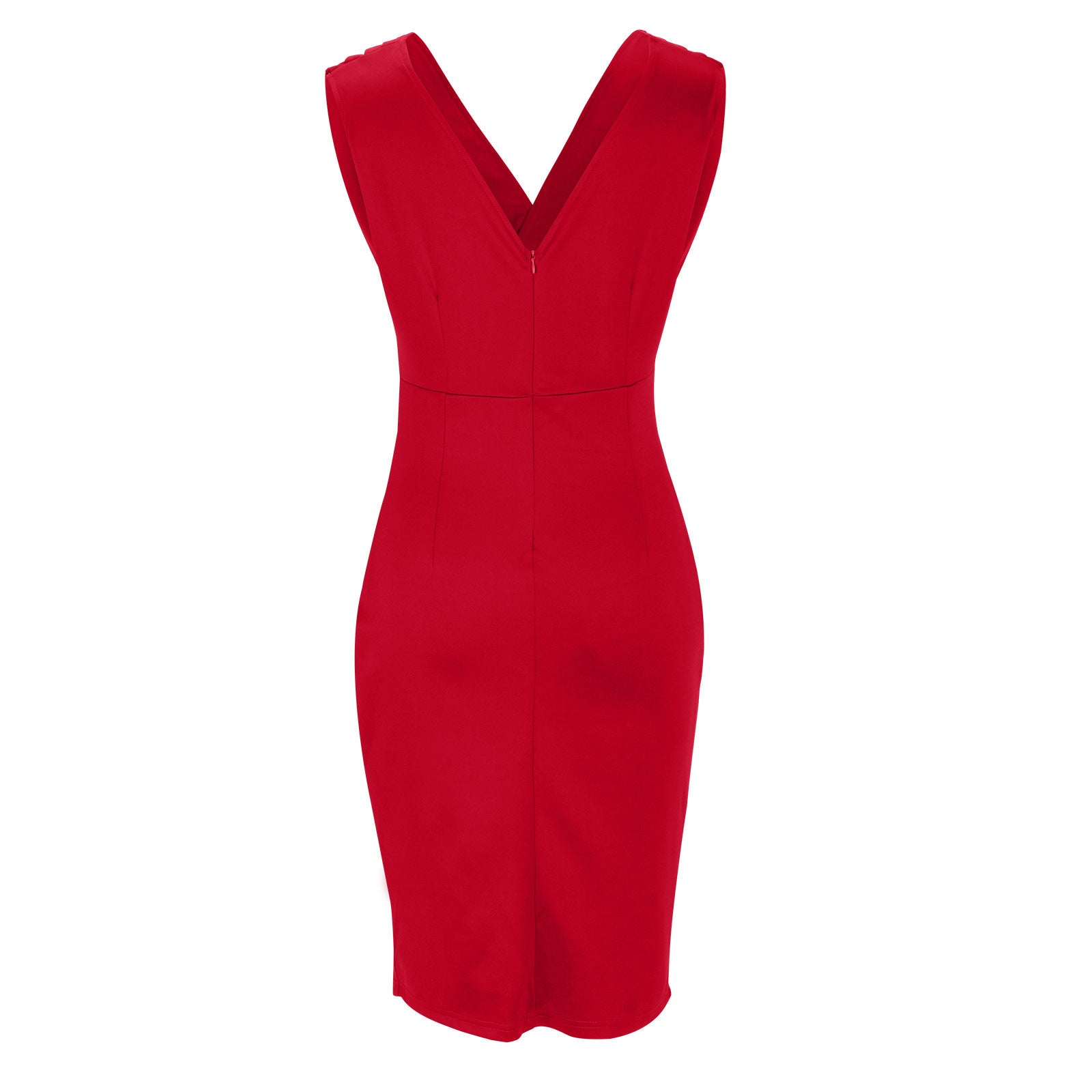 Fresia | Vestido ajustado con escote en V y abertura