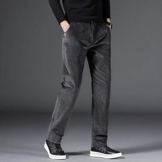 Jacques | Pantalones de pana de talle medio-alto