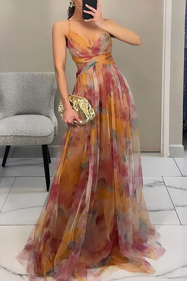 Arabel - Hermoso maxivestido con diseño floral