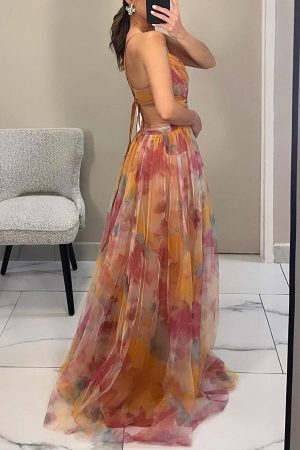 Arabel - Hermoso maxivestido con diseño floral