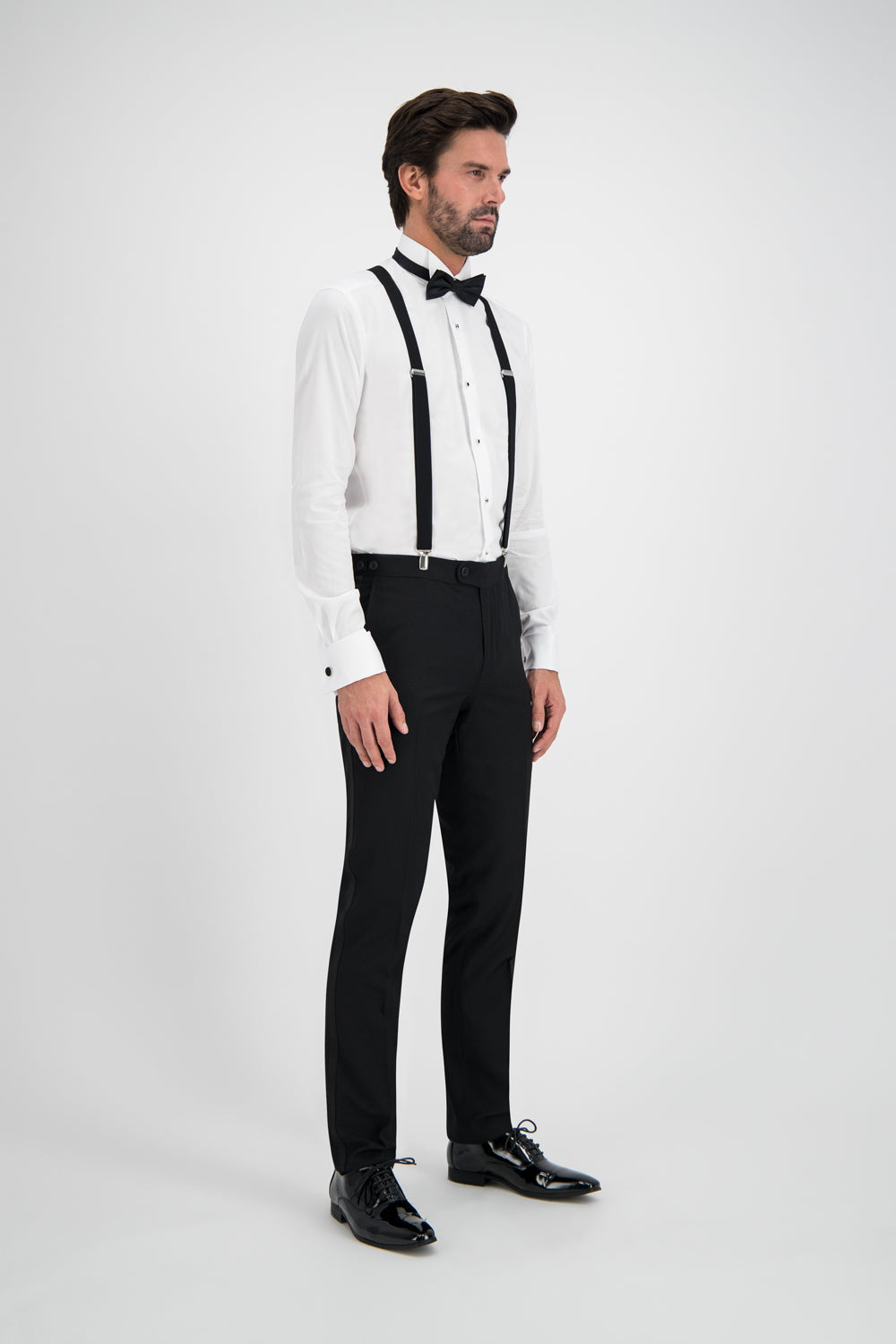 Tirantes básicos de elastano negro