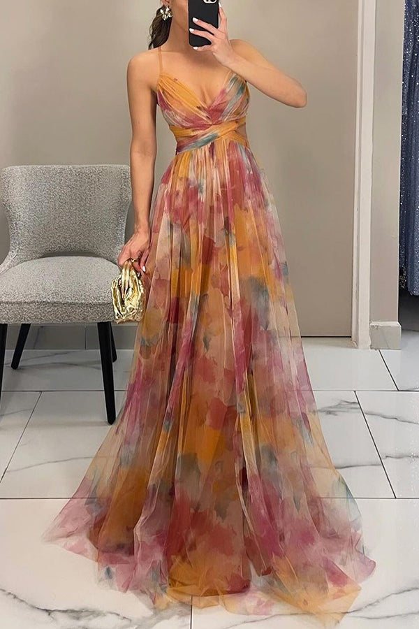 Arabel - Hermoso maxivestido con diseño floral