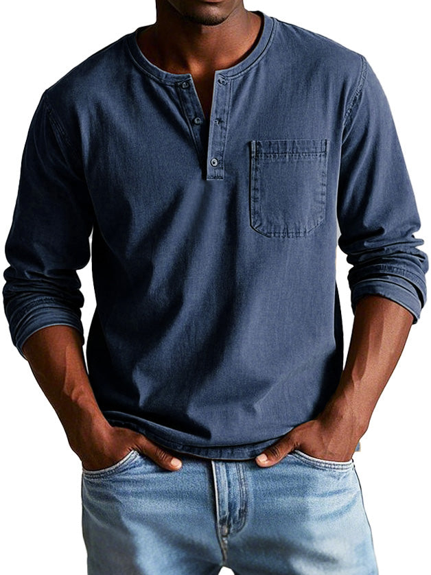 Jules™ | Camisa vintage de manga larga