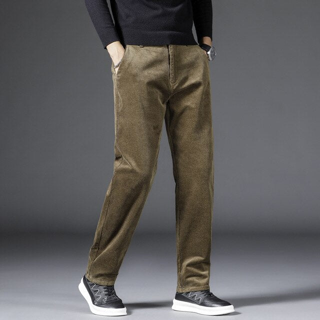 Jacques | Pantalones de pana de talle medio-alto