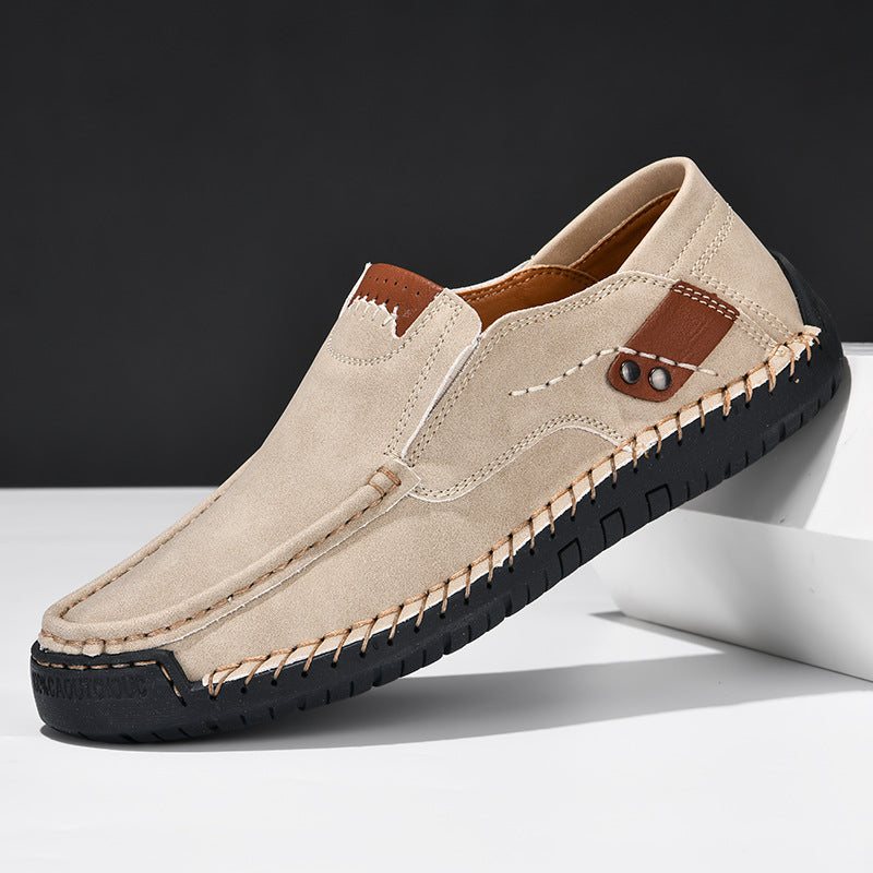 Bruin | Zapatos de cuero con suelas antideslizantes