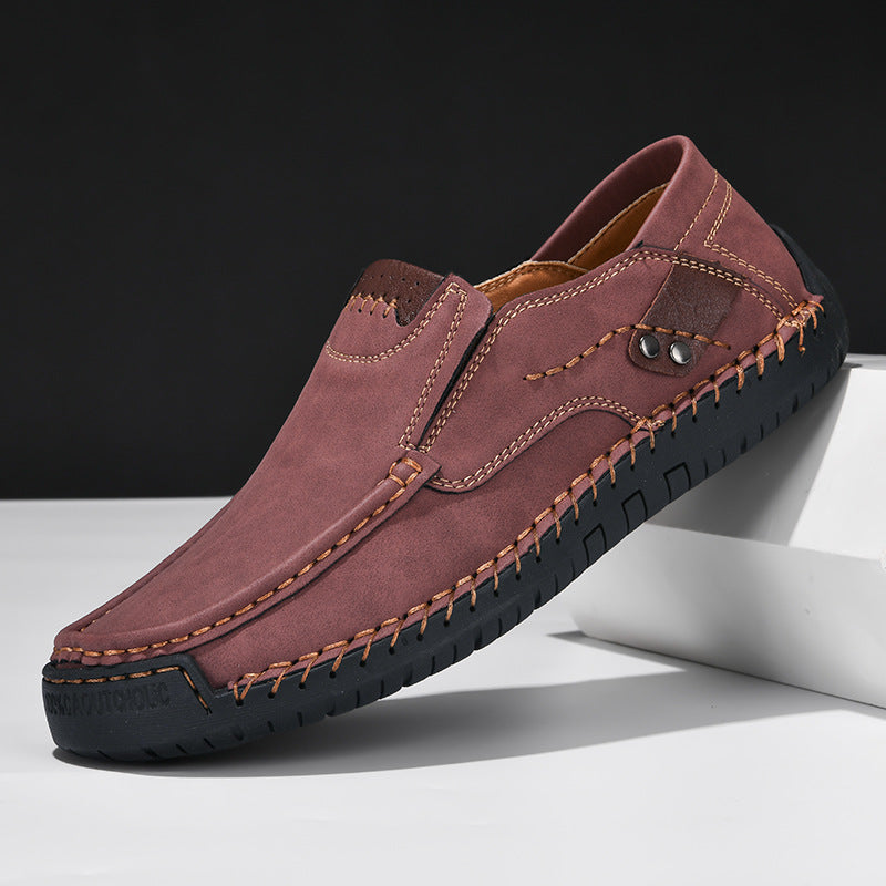 Bruin | Zapatos de cuero con suelas antideslizantes