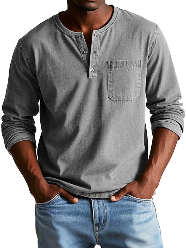 Jules™ | Camisa vintage de manga larga