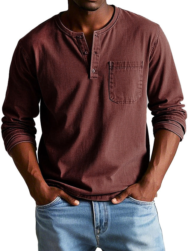Jules™ | Camisa vintage de manga larga