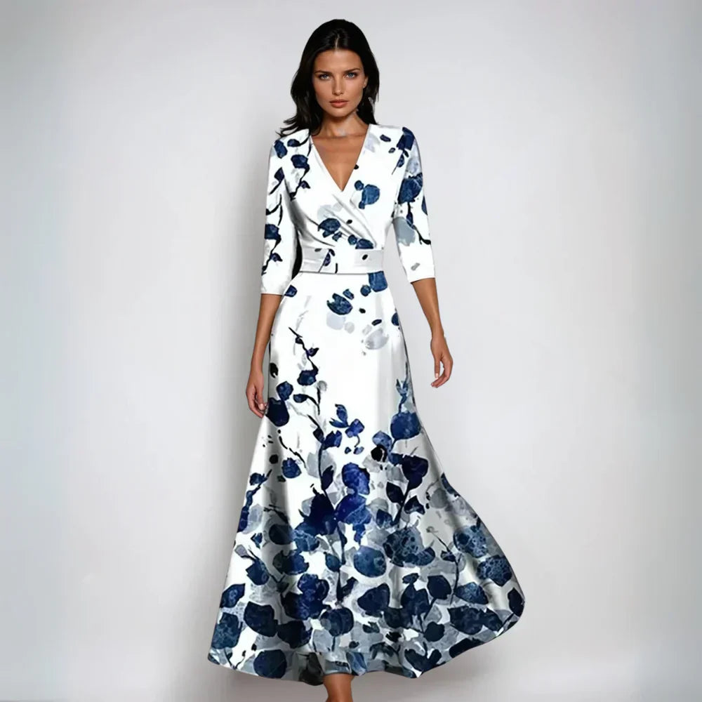 Erica - Sophisticated Floral Dress