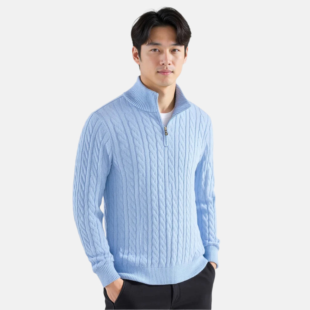 SUÉTER TAEBAEK CON CREMALLERA