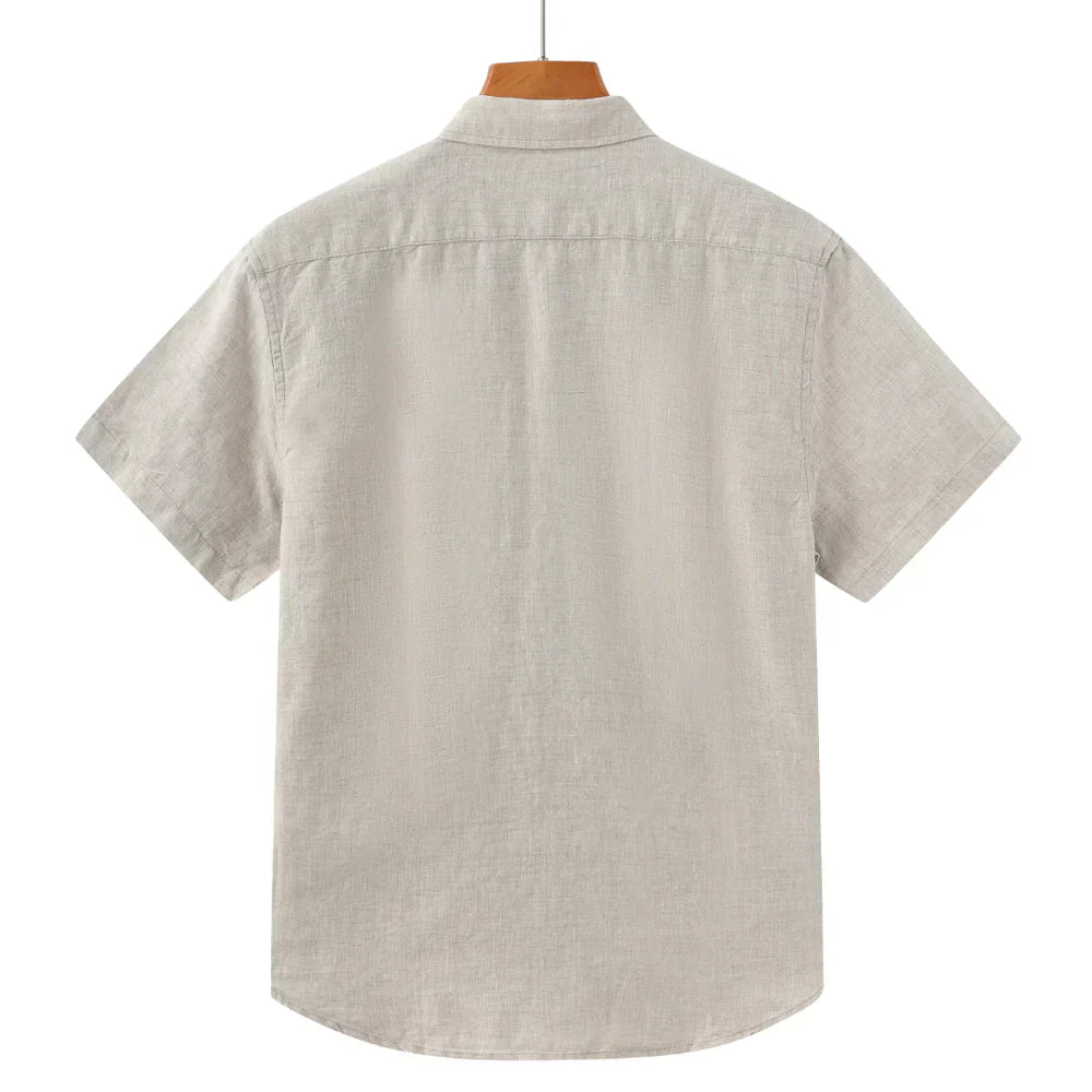 Marrakech | Camisa de lino de manga corta
