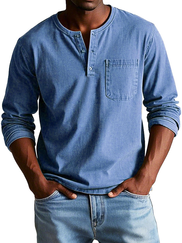 Jules™ | Camisa vintage de manga larga