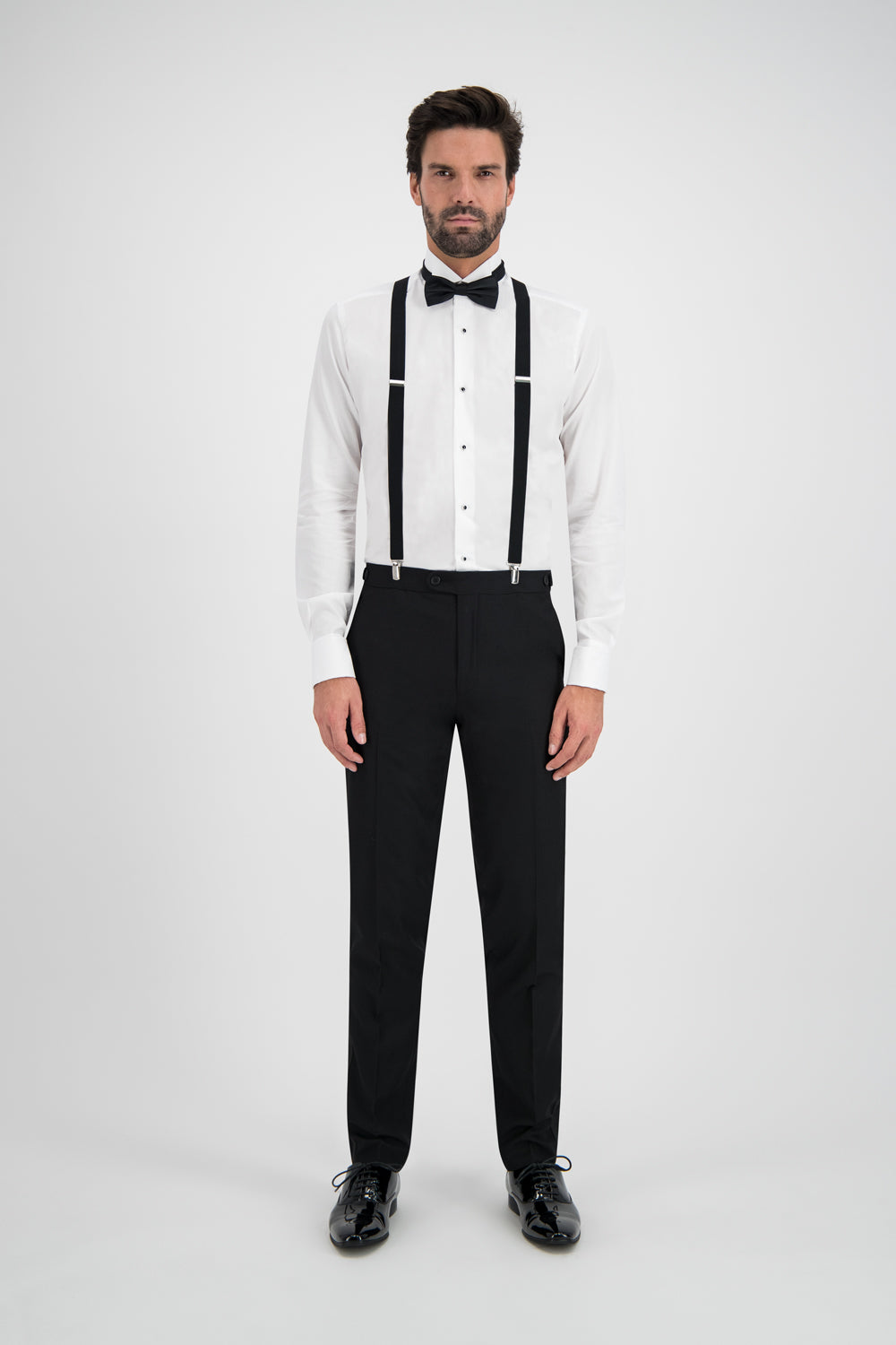Tirantes básicos de elastano negro