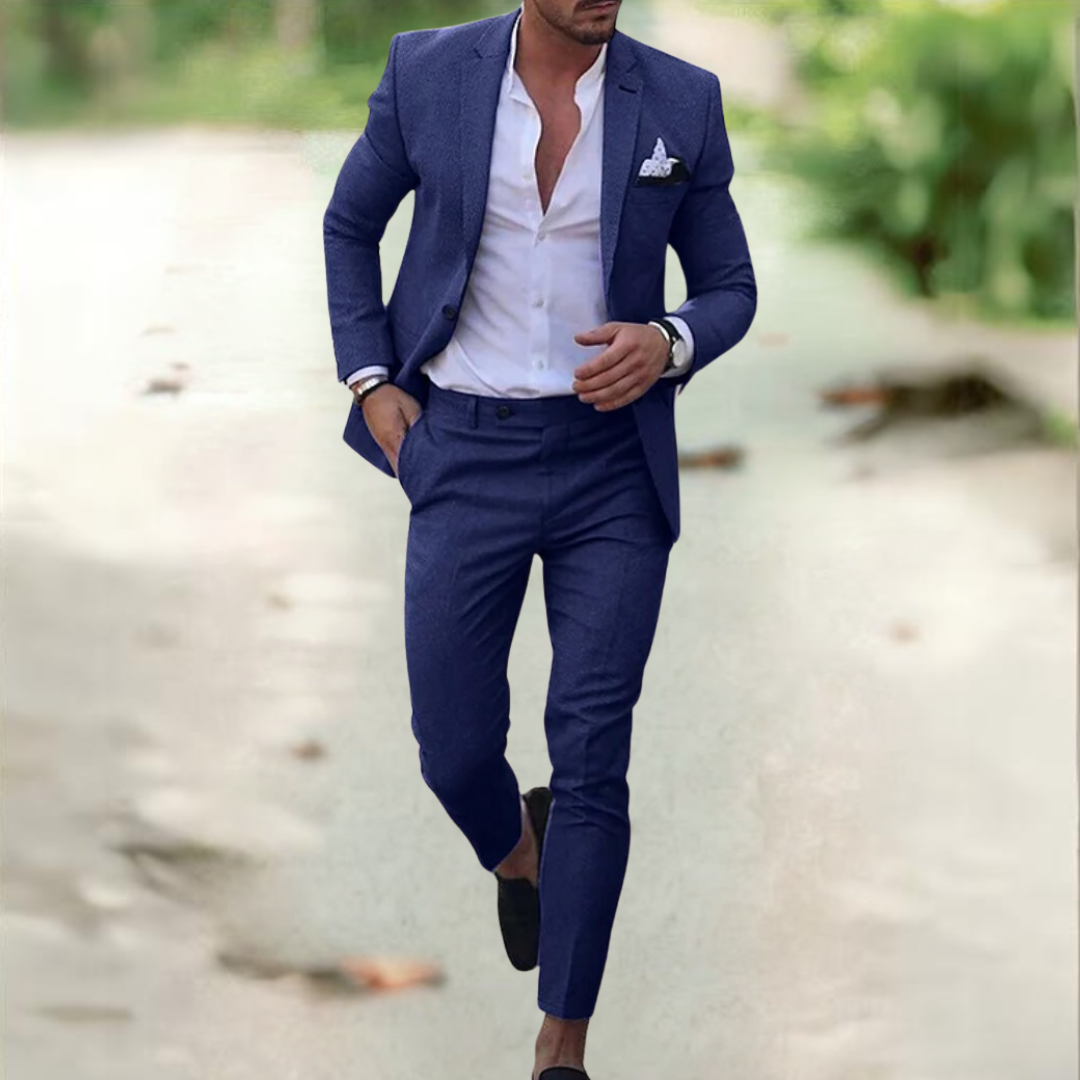 Angel – Conjunto Elegante para Hombre (Chaqueta + Pantalón)
