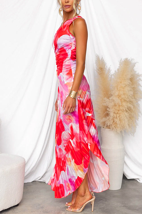 Vina™ | Vestido Asimétrico de Un Solo Hombro