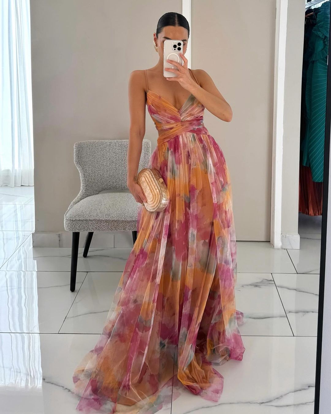 Arabel - Hermoso maxivestido con diseño floral