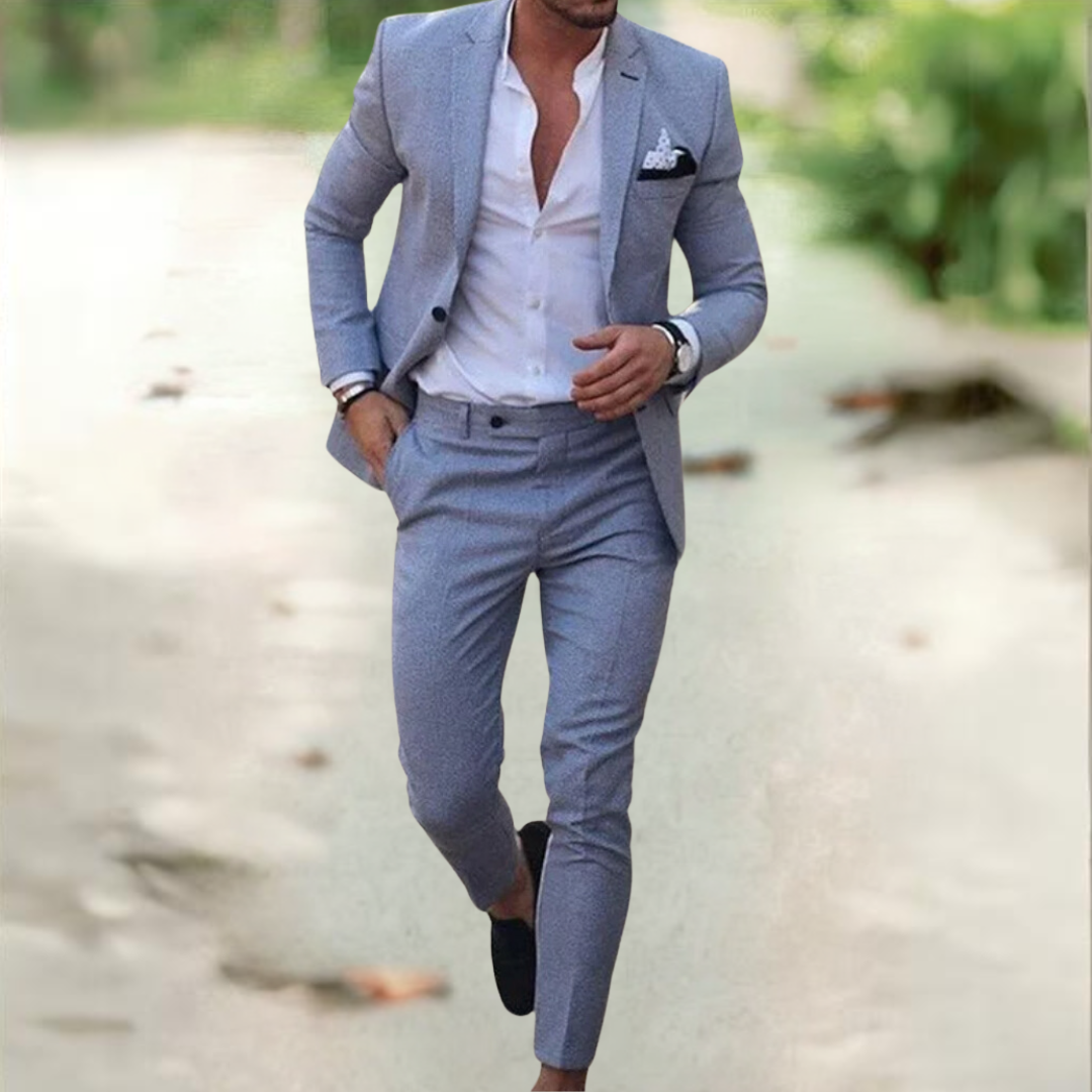 Angel – Conjunto Elegante para Hombre (Chaqueta + Pantalón)