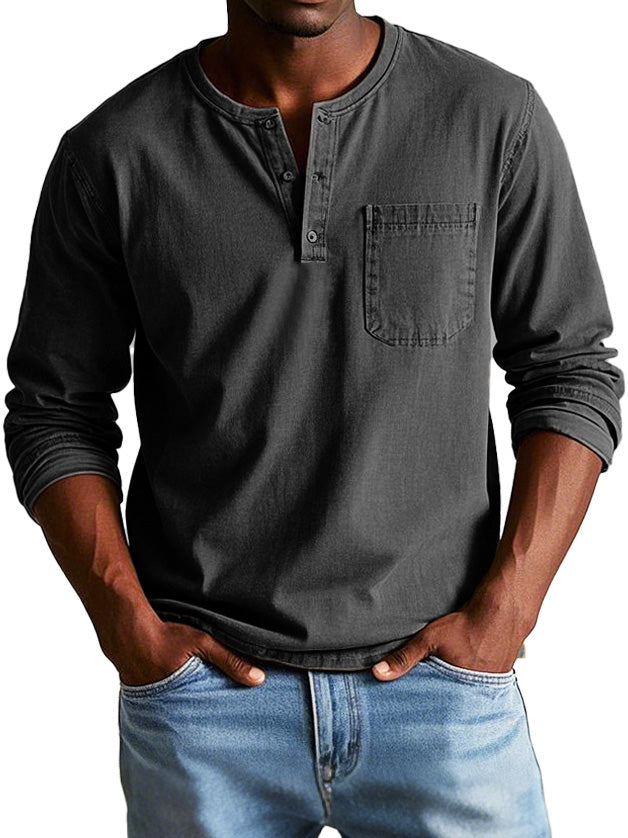 Jules™ | Camisa vintage de manga larga