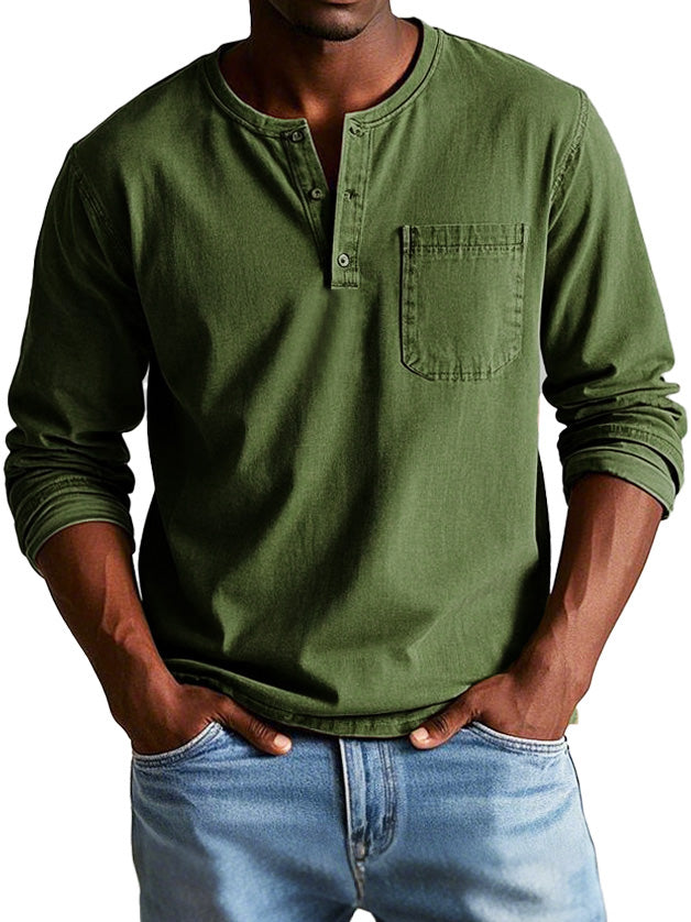 Jules™ | Camisa vintage de manga larga