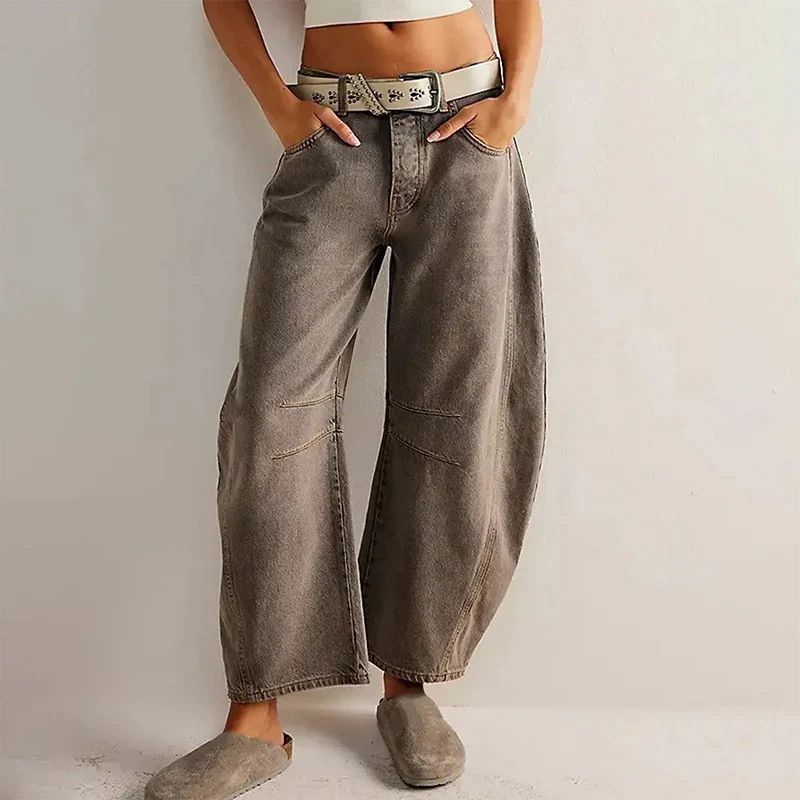 Jeans de pierna ancha para un estilo casual y cómodo