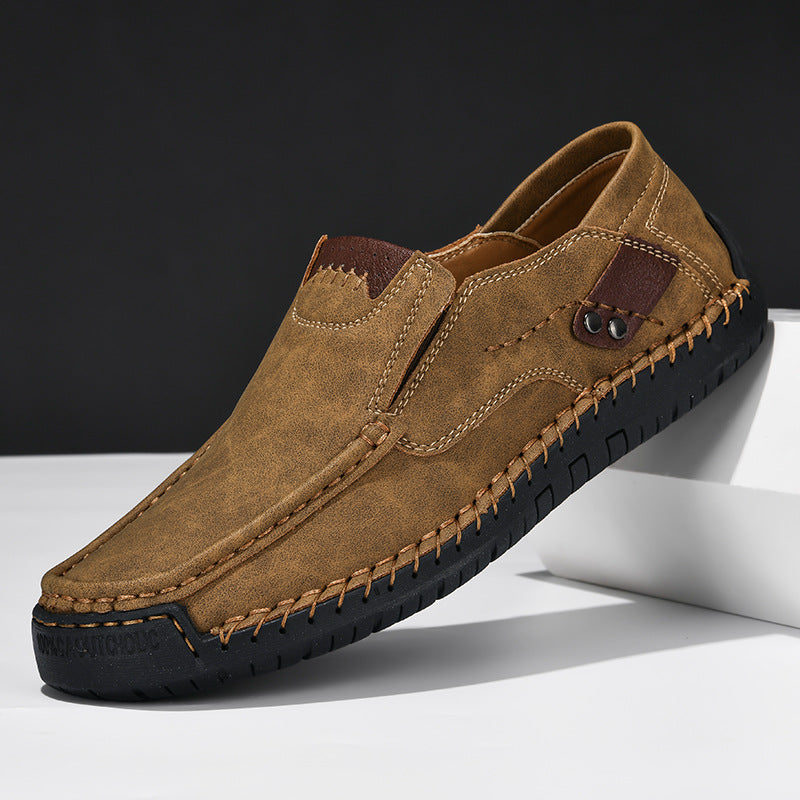 Bruin | Zapatos de cuero con suelas antideslizantes