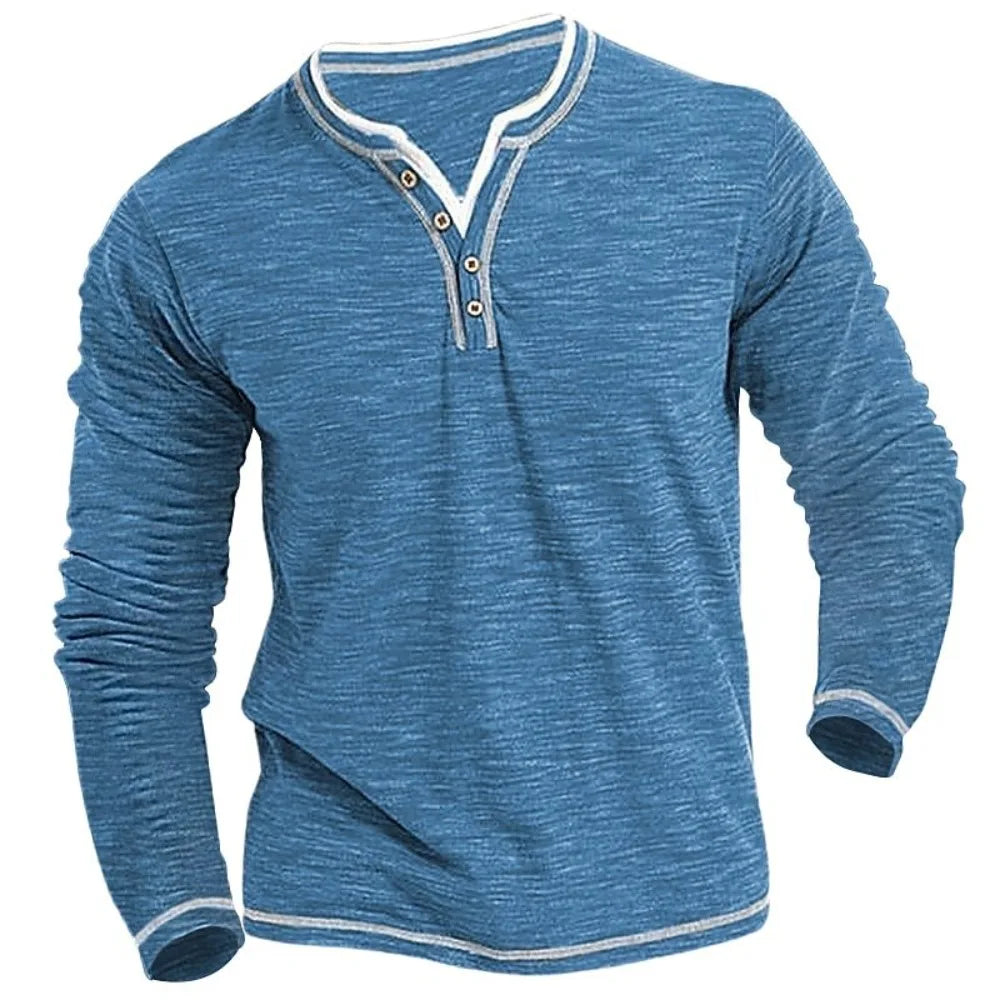 Dennis™ | 2025 – Camiseta de manga larga con cuello en V