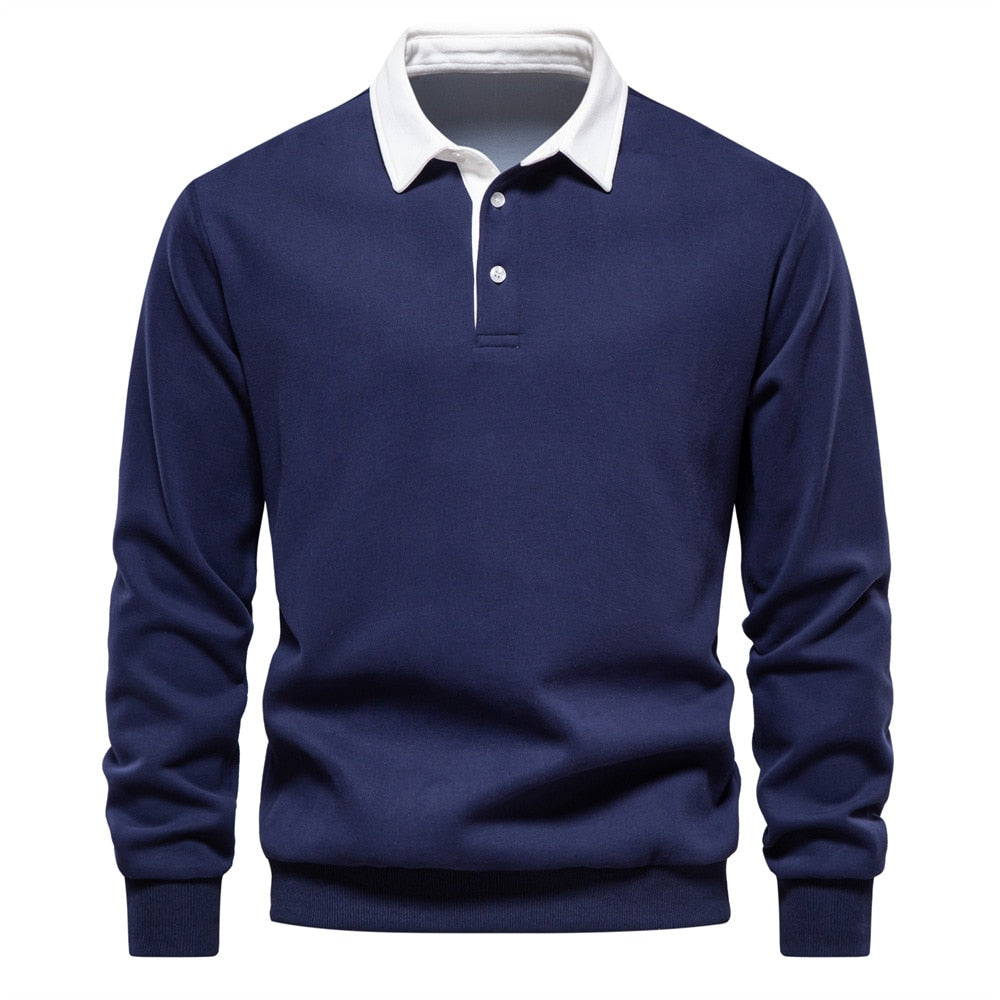 Lino™ - Suéter de Algodón Premium con Cuello