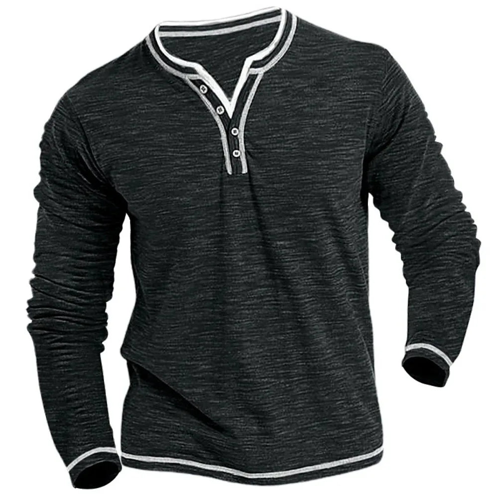 Dennis™ | 2025 – Camiseta de manga larga con cuello en V