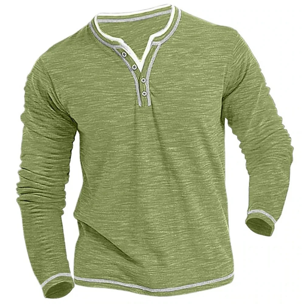 Dennis™ | 2025 – Camiseta de manga larga con cuello en V