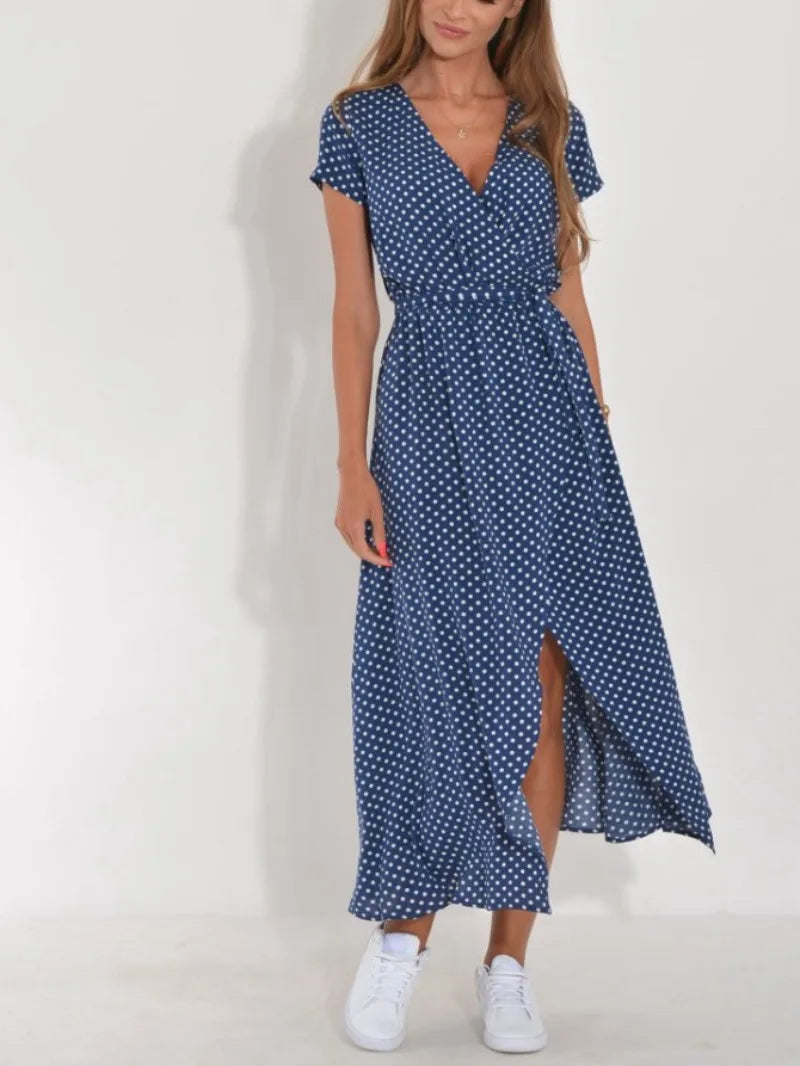 Anica - Stylish V-Neck Elegant Dress