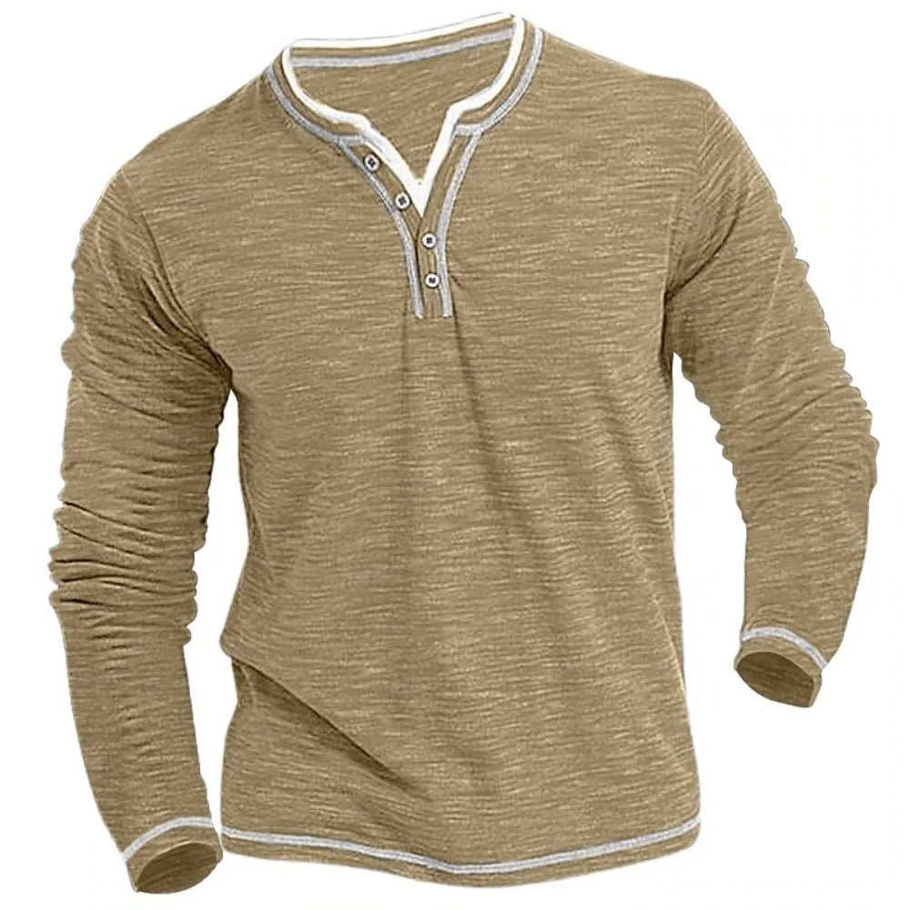 Dennis™ | 2025 – Camiseta de manga larga con cuello en V