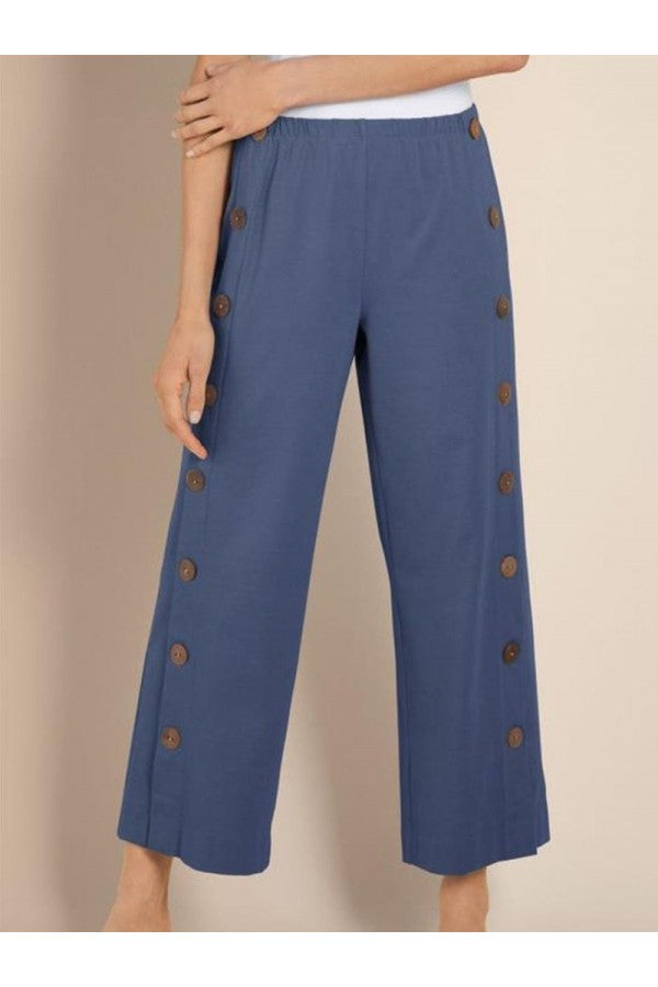 Julia - Pantalones Casual Elegantes con Botón