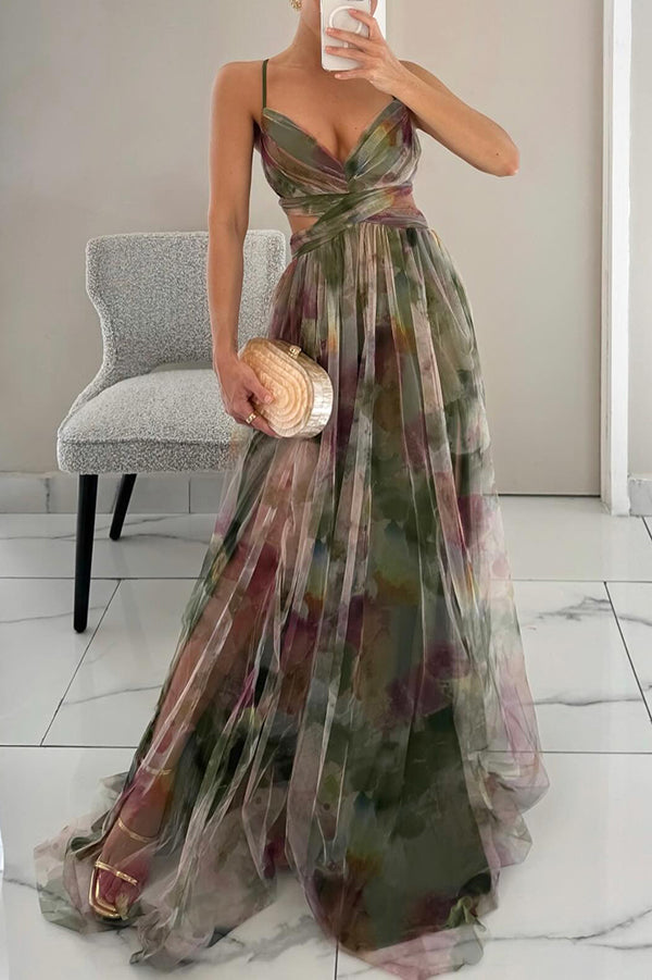Arabel - Hermoso maxivestido con diseño floral
