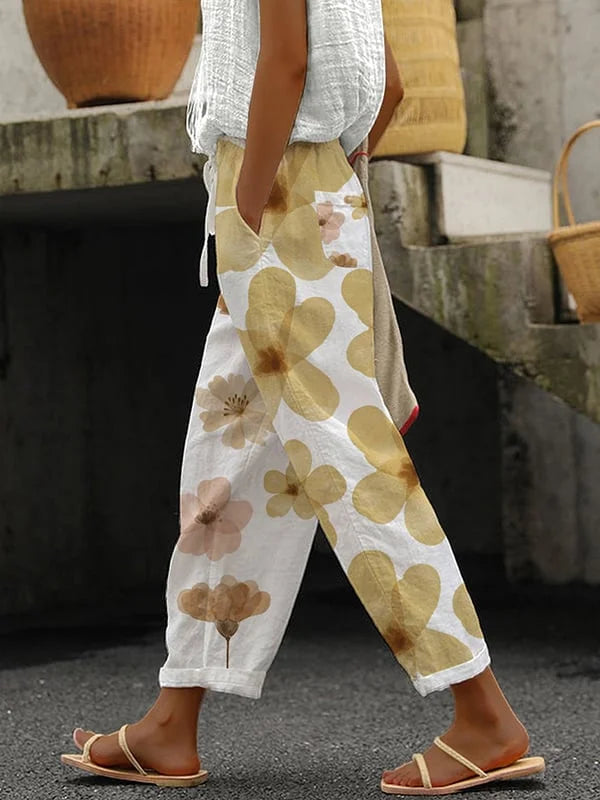 Pilar - Pantalones Casual con Estampado para Mujer