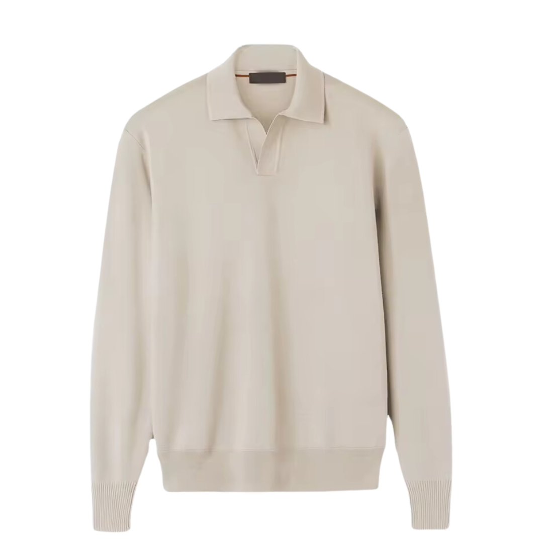 Novero | Polo de tricot de manga larga