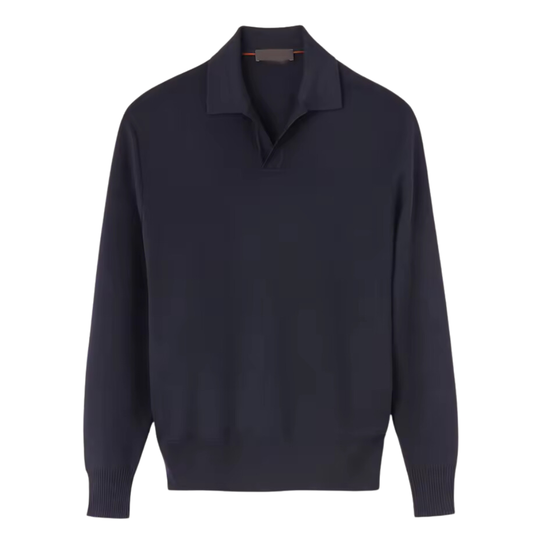 Novero | Polo de tricot de manga larga